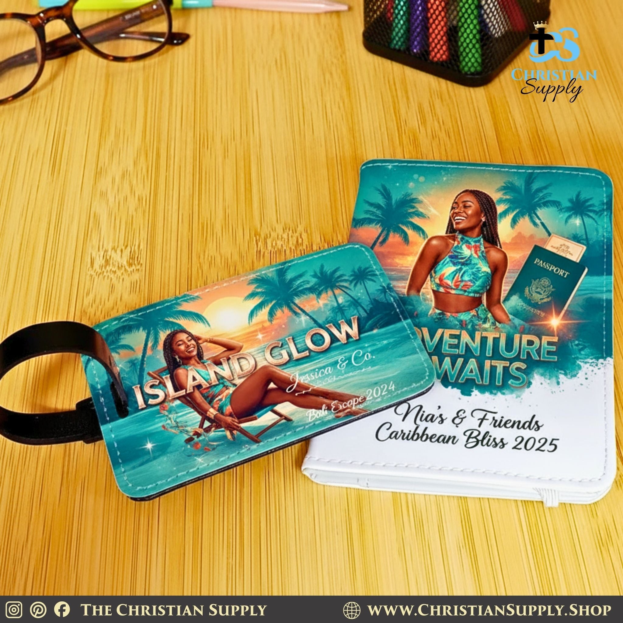 Custom Luggage Tags with Personalized Design for Group Travel and Events