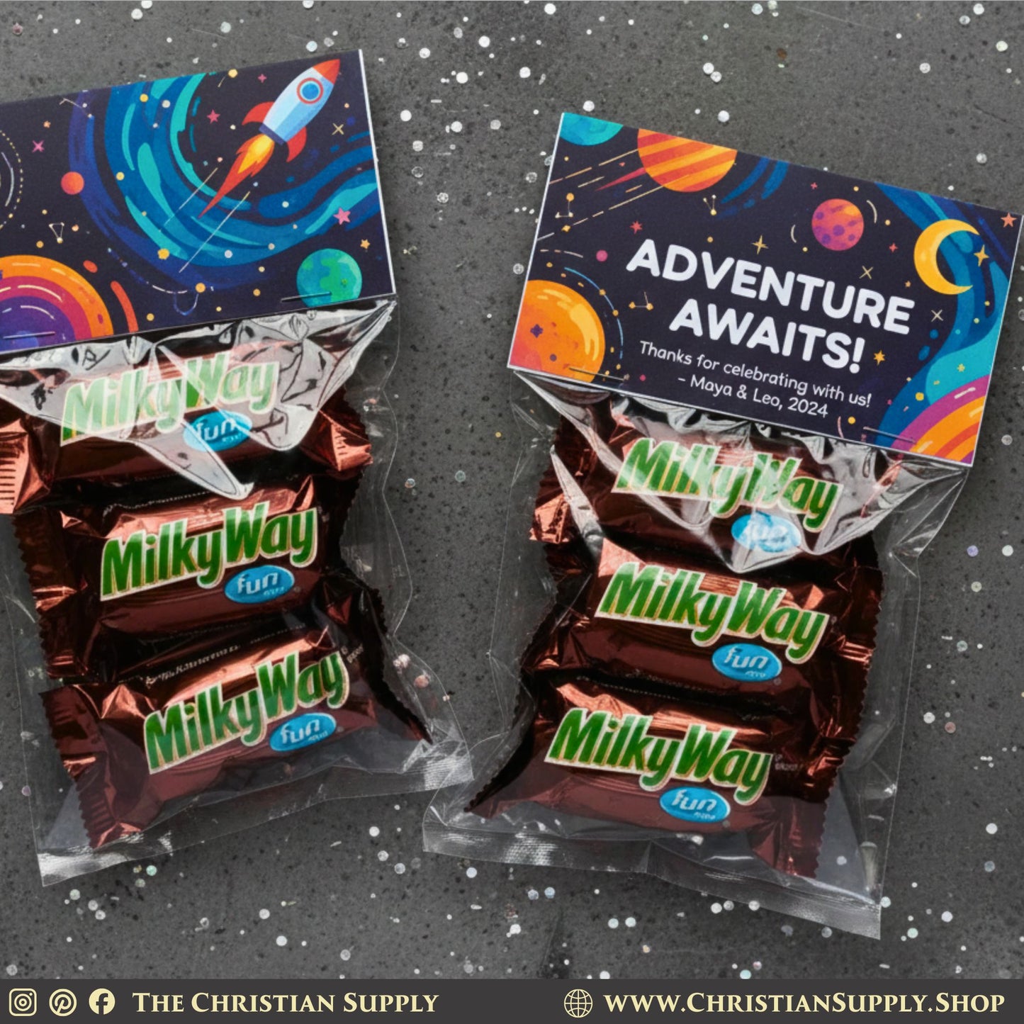 Treat & Party Favor Bags – Bags + Toppers Only (Unfilled)