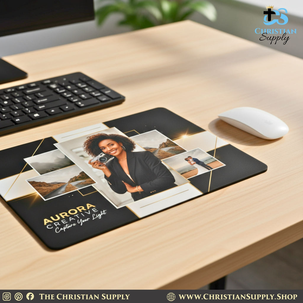 Custom Mouse Pads for Office Work Desk and Gaming Personalized Design