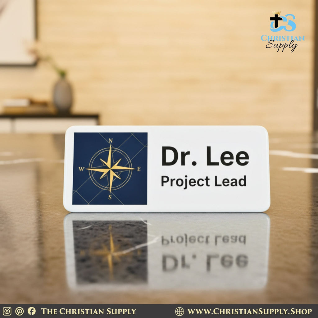 Custom Magnetic Name Badges for Church Ministry Events and Leadership Teams
