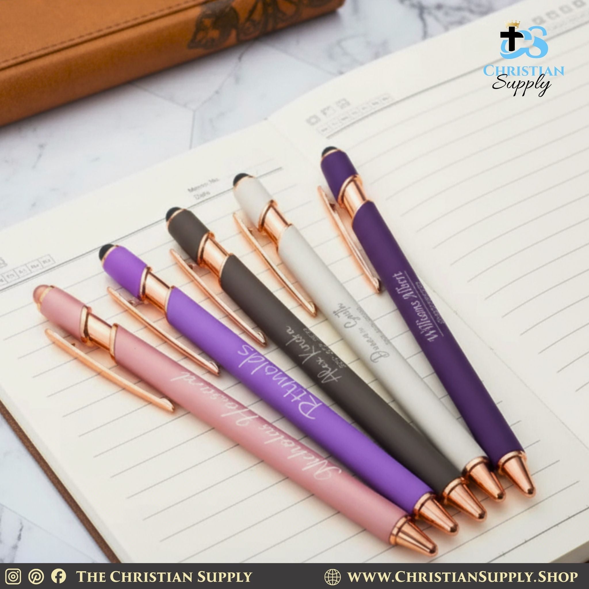 Custom Engraved Metal Pens with Optional Logo