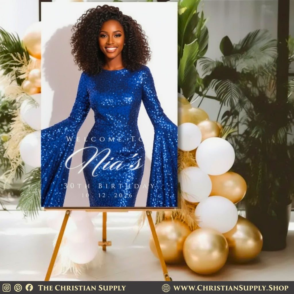 Custom Event Poster Print High Quality Personalized Poster for Tribute Milestones and Events