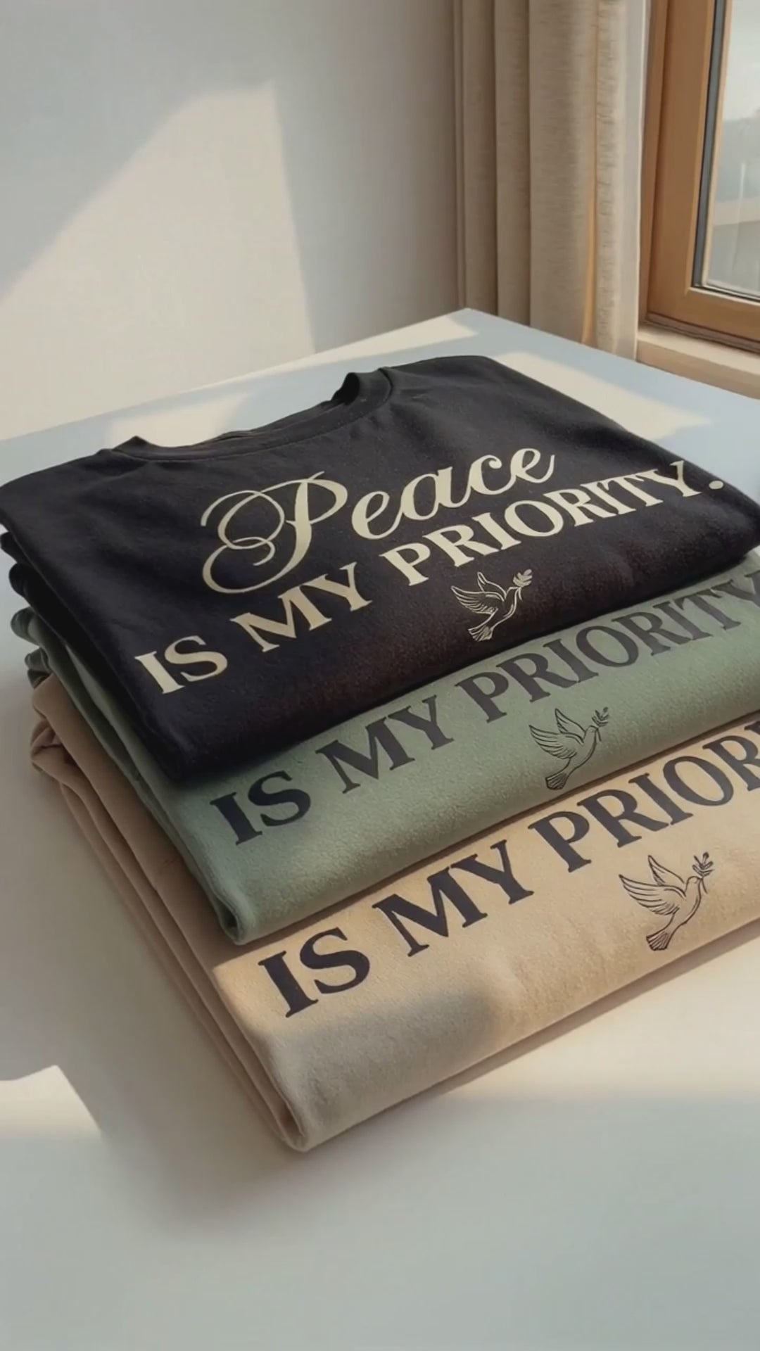 Peace Is My Priority T-Shirt – Christian Comfort Tee
