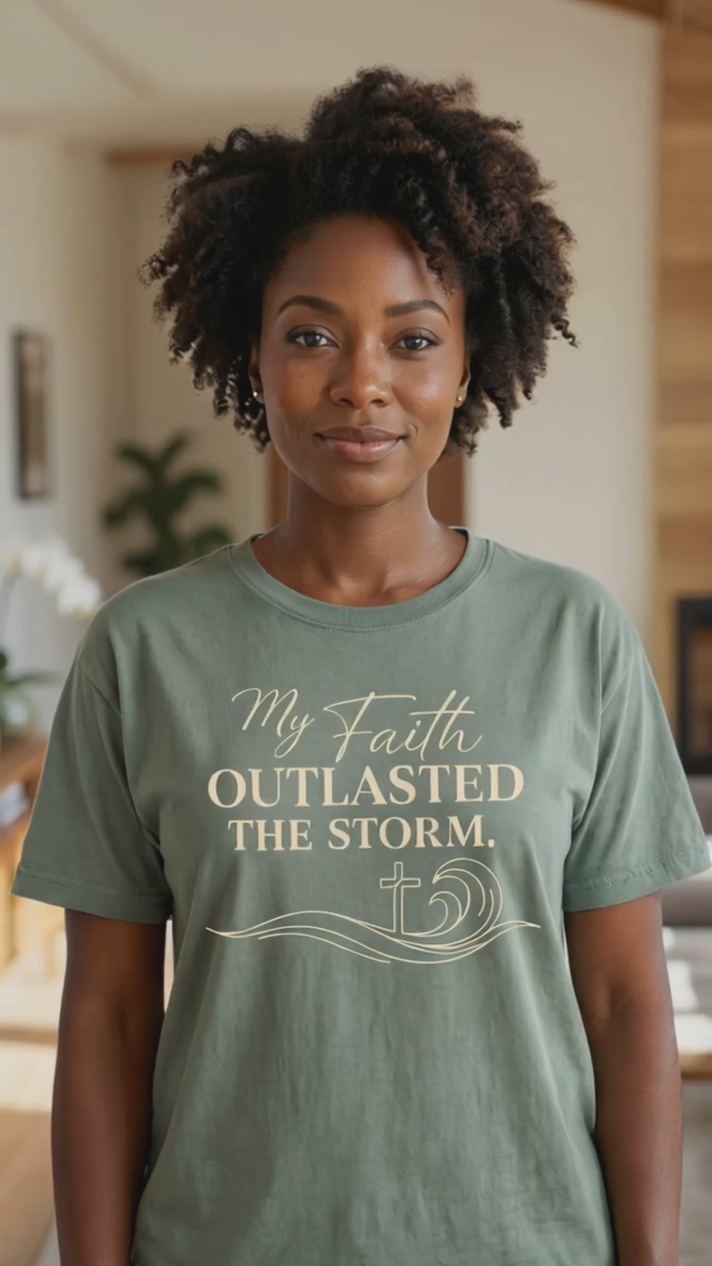 My Faith Outlasted the Storm T‑Shirt – Resilience & Victory Christian Tee