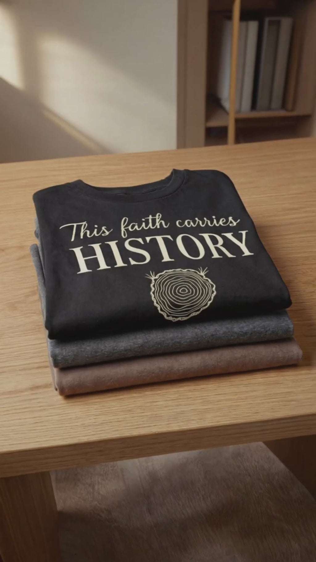 This Faith Carries History T‑Shirt – Generational Legacy Christian Tee