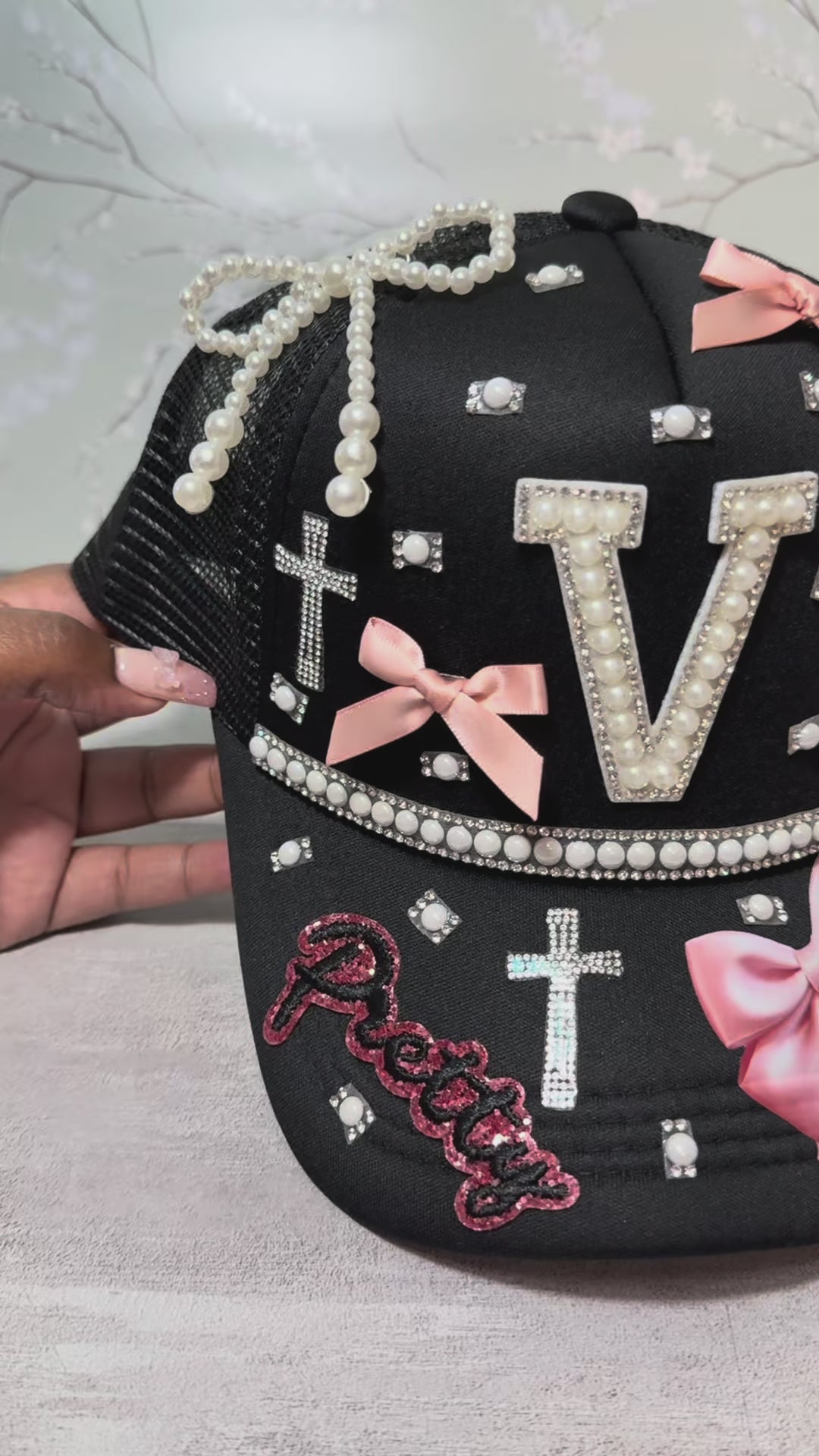 Custom Hats with Faith-Inspired Design and Add-Ons