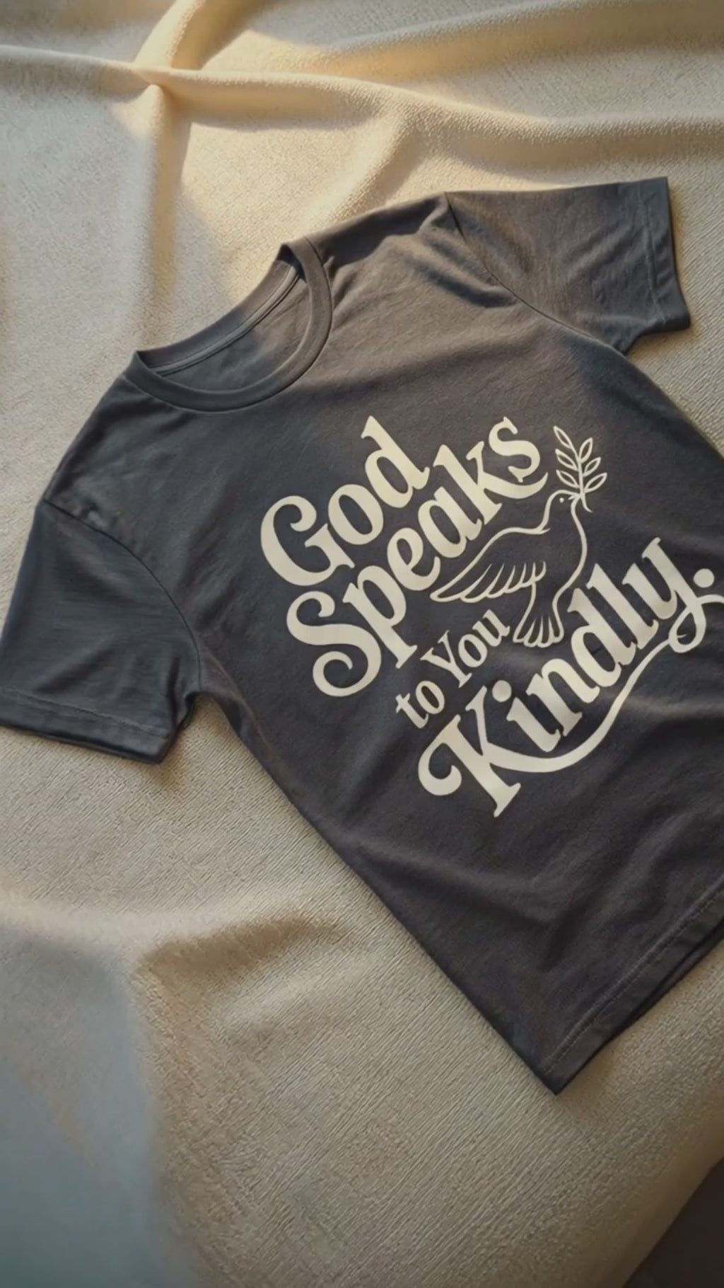 God Speaks to You Kindly T‑Shirt – Dove of Peace Christian Tee