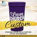 Custom Event Cups – Stadium & Hot Cups with Lids in Bulk Packs