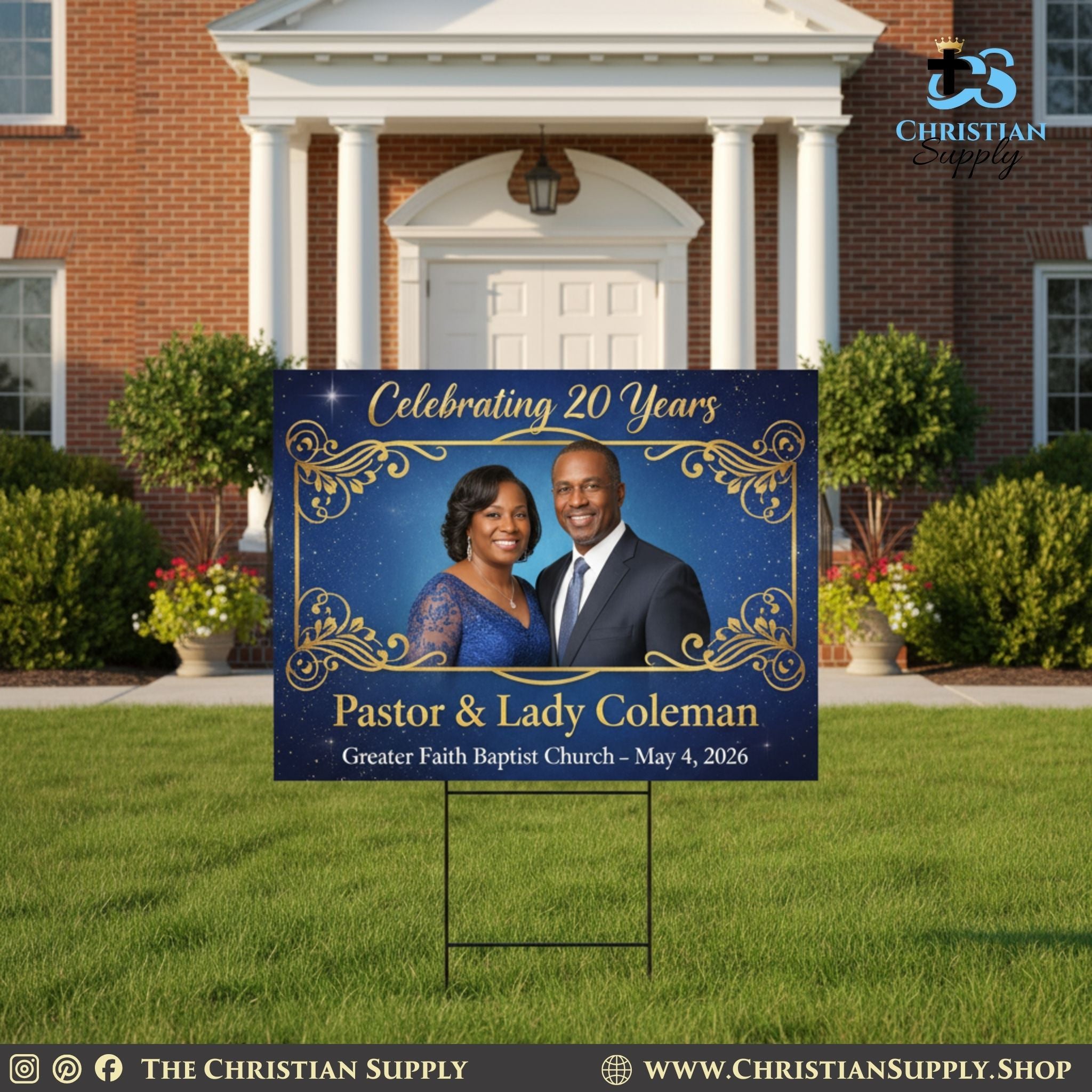 Custom Yard Signs for Memorials Celebrations Church Events and Milestones