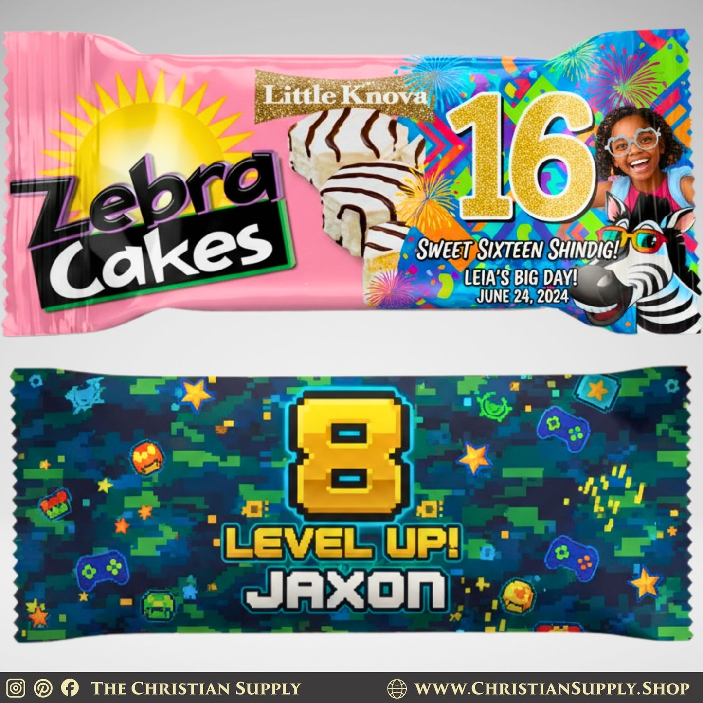 Party Favors (Wrappers / Labels Only)